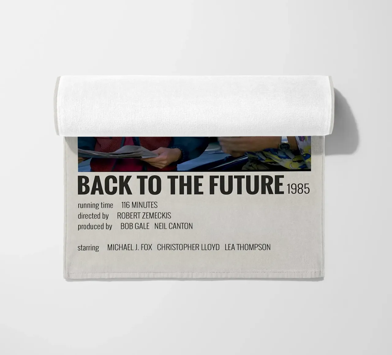 BACK TO THE FUTURE 1985 telo mare da MVFminimalist