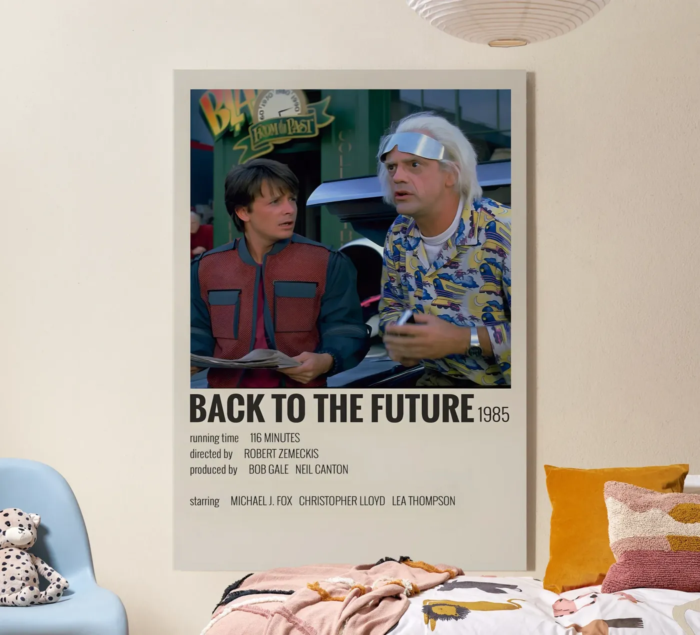 BACK TO THE FUTURE 1985 plexiglass da MVFminimalist