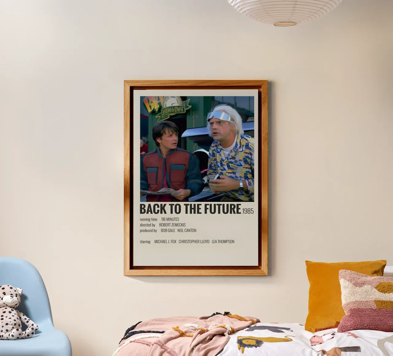 BACK TO THE FUTURE 1985 alluminio dibond da MVFminimalist