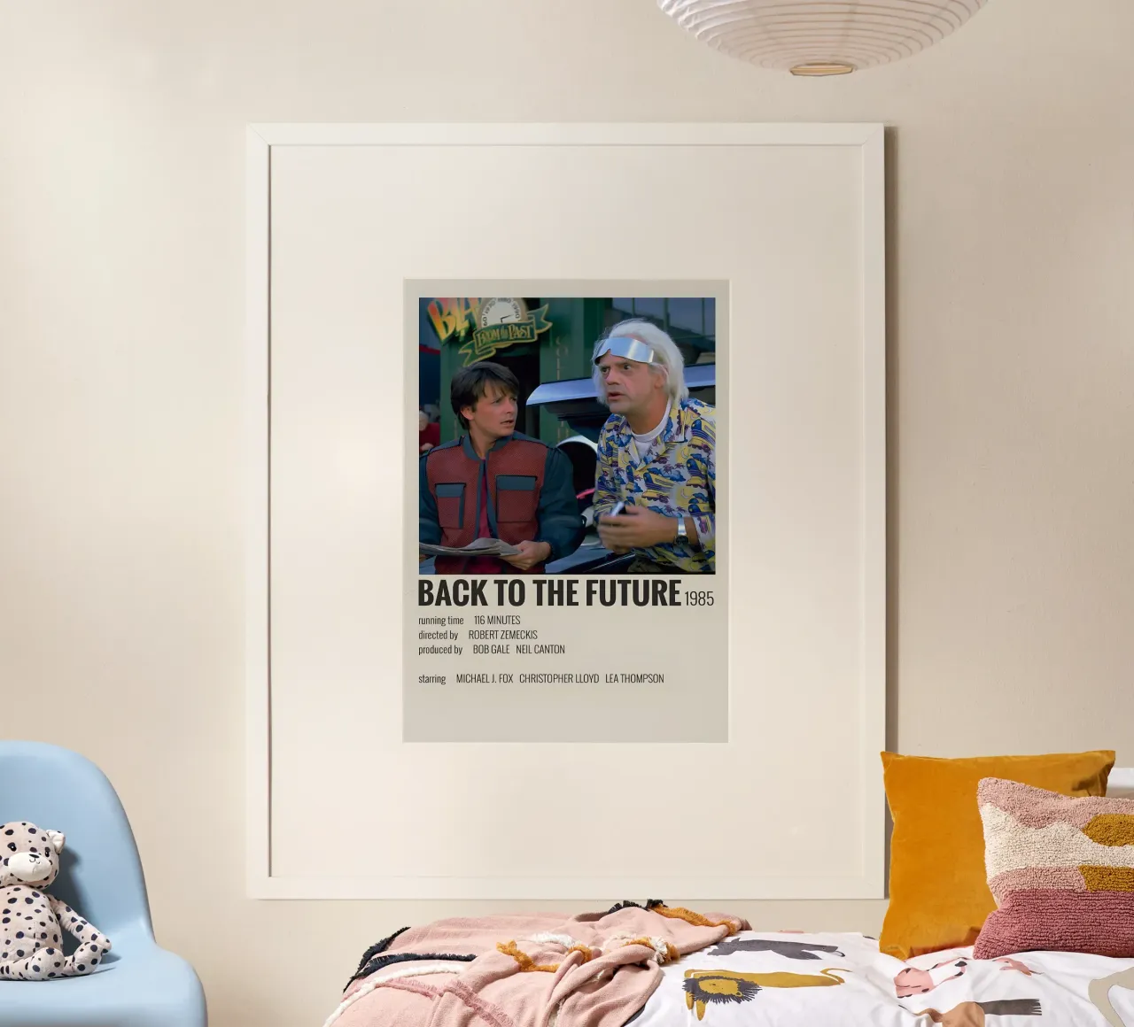 BACK TO THE FUTURE 1985 carta hahnemühle da MVFminimalist
