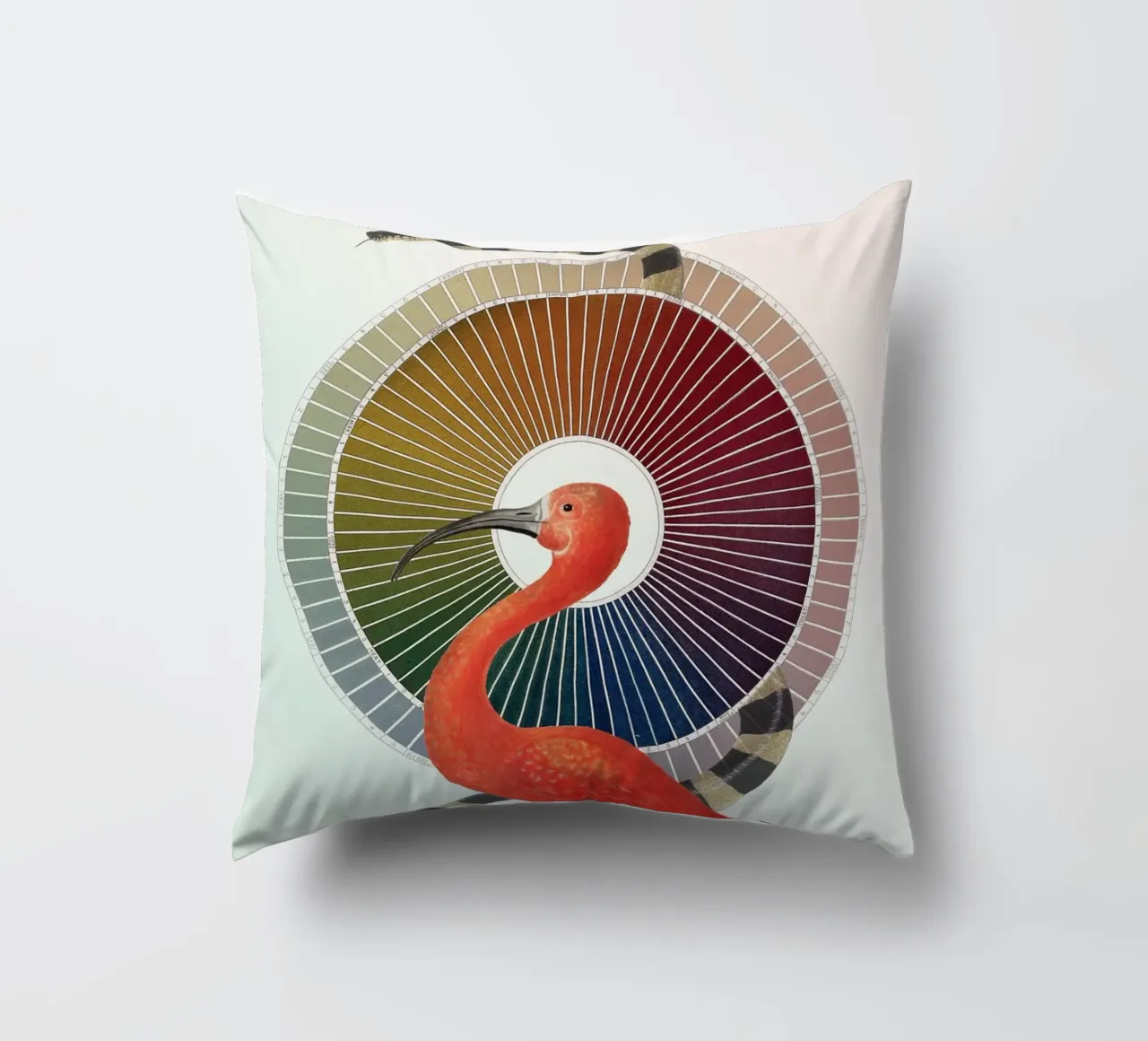 Color Wheel Coven | Press Play Art Print Collage cuscino da Press Play Art Prints