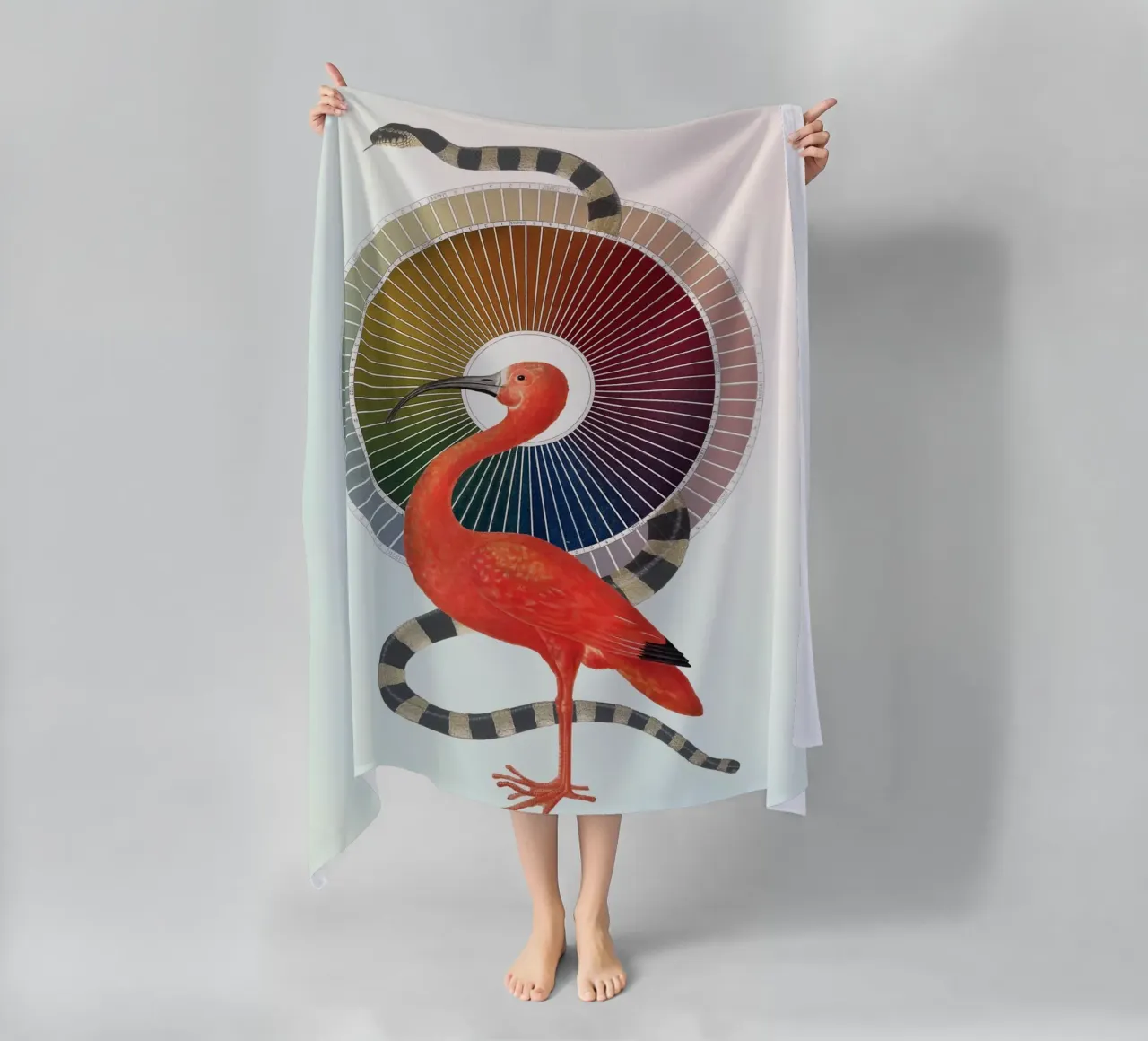 Color Wheel Coven | Press Play Art Print Collage telo mare da Press Play Art Prints