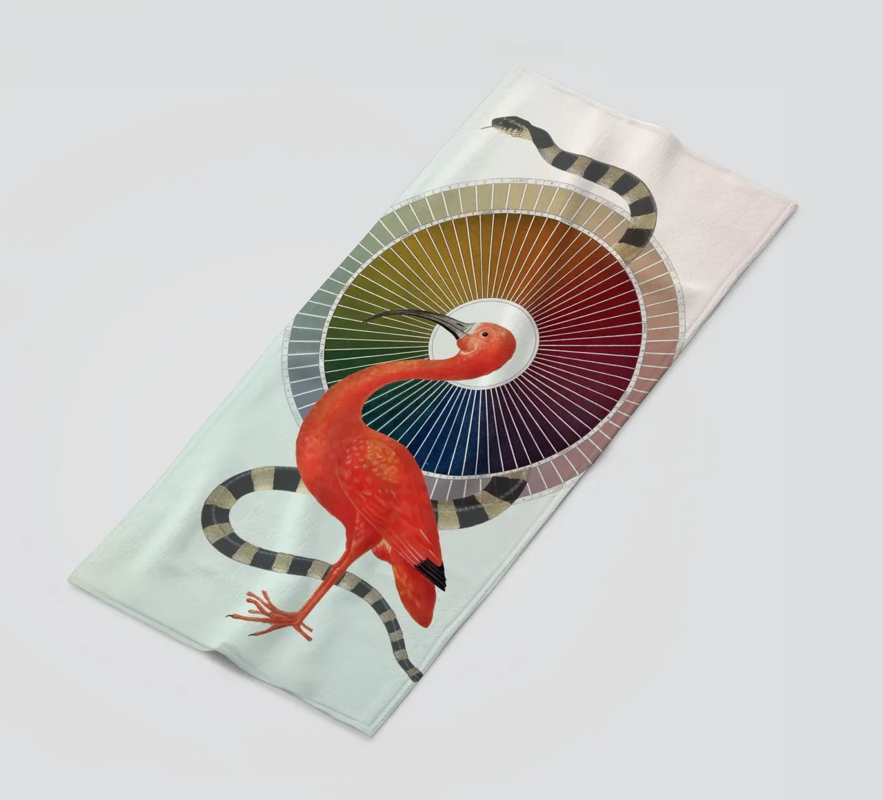 Color Wheel Coven | Press Play Art Print Collage telo mare da Press Play Art Prints