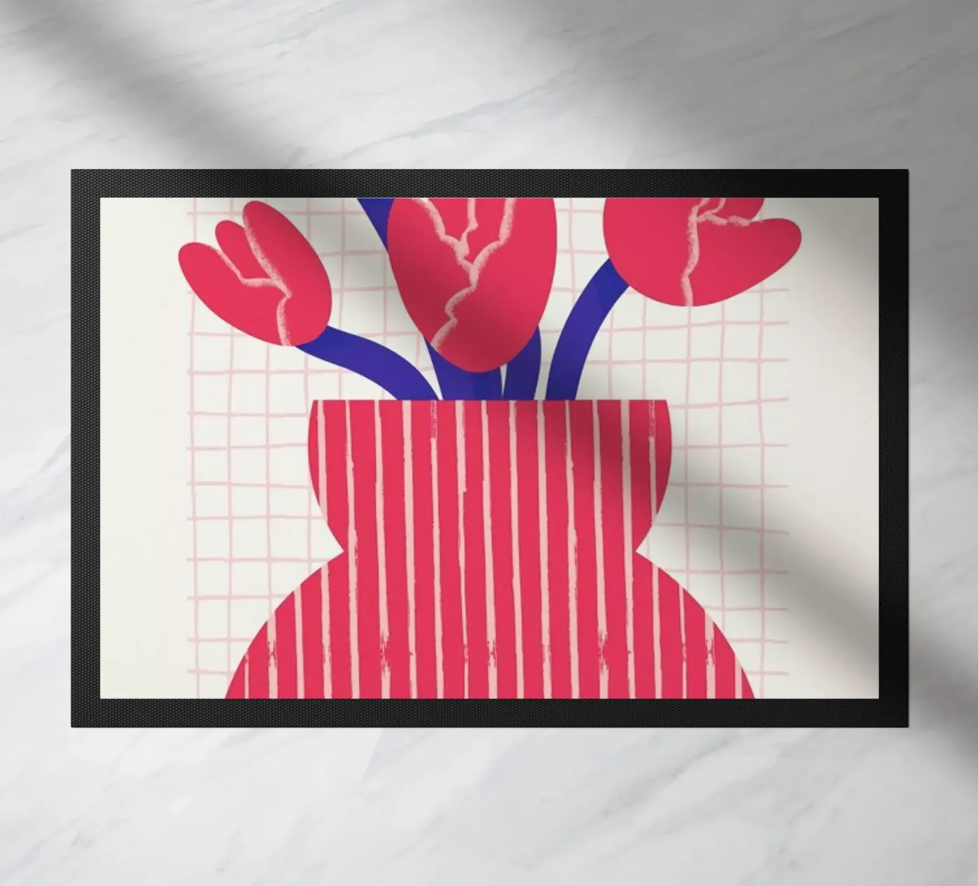 Tulips doormat by Pure