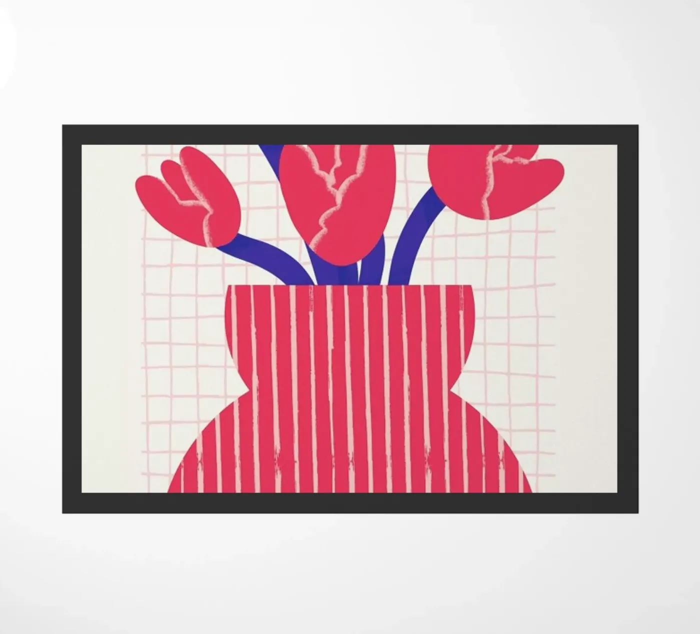 Tulips doormat by Pure