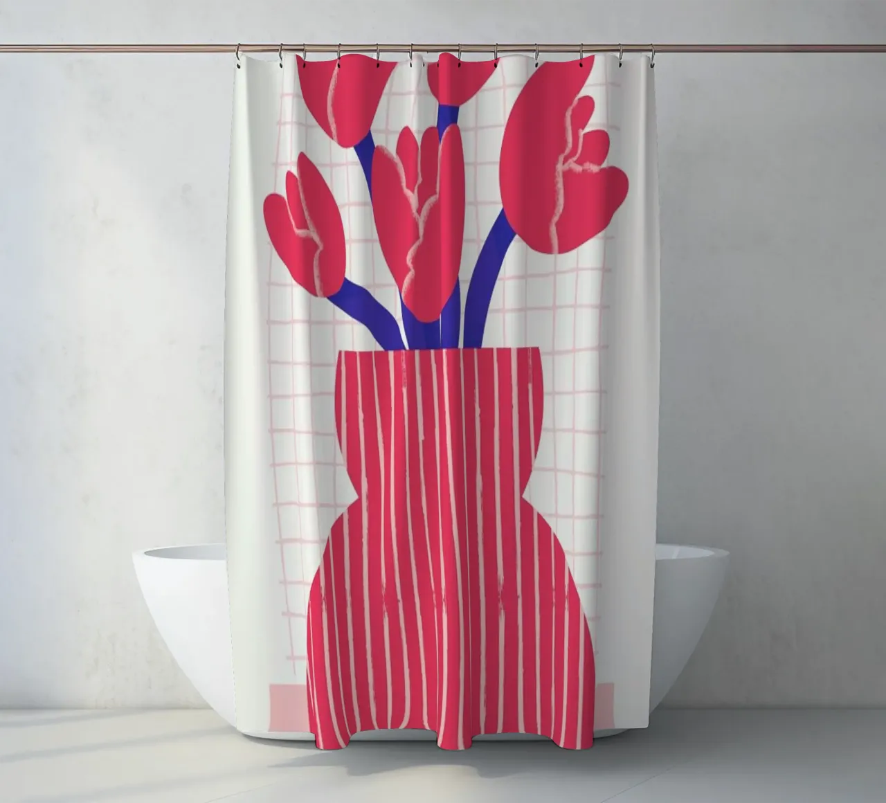 Tulips tenda da doccia da Pure