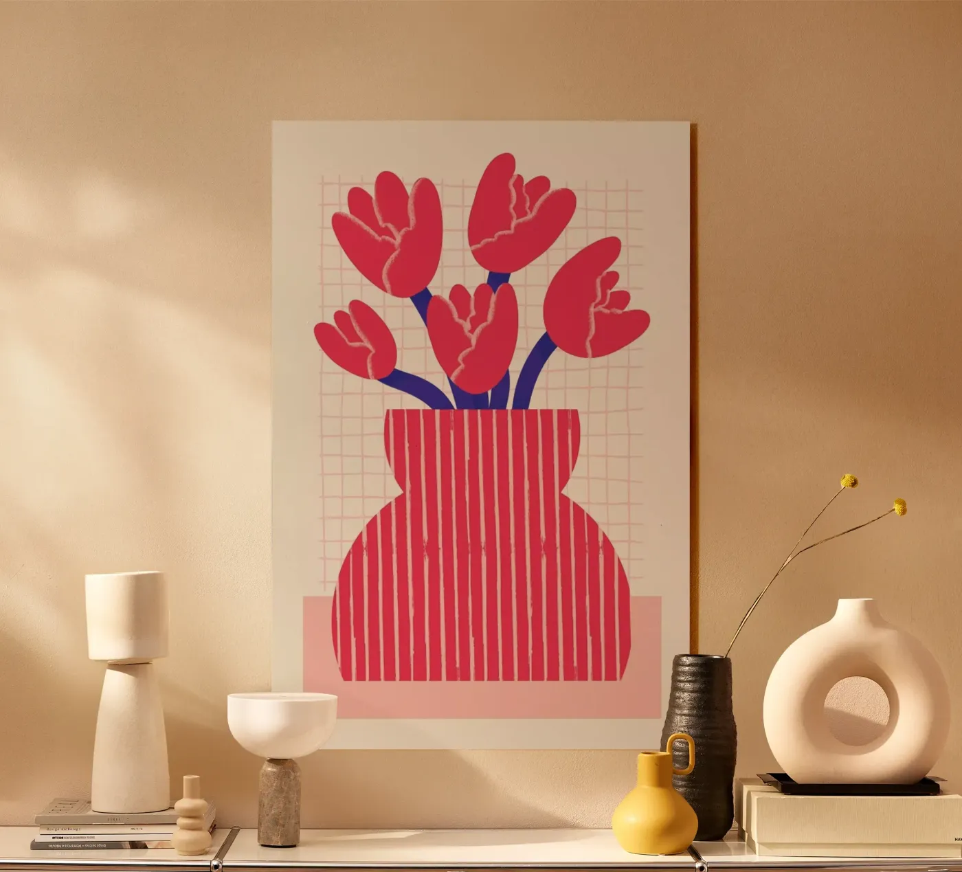 Tulips acrylic glass by Pure