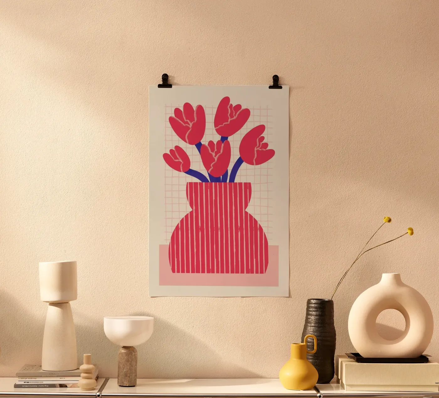 Tulips poster van Pure