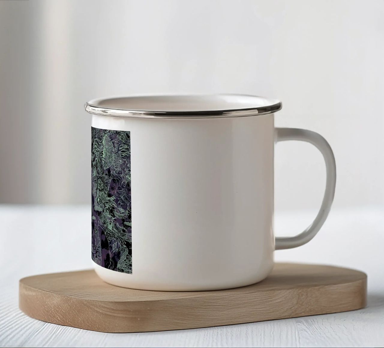 respiro tazza in smalto da Giulio Iurissevich