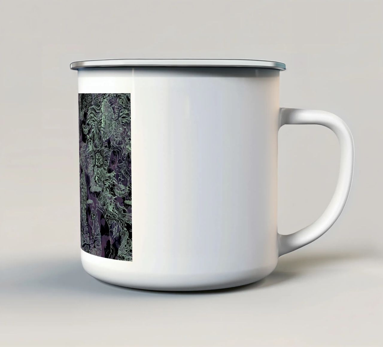 respiro tazza in smalto da Giulio Iurissevich