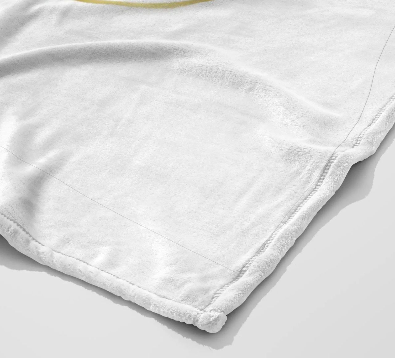 Poster con monogramma Golden Heart A - Decorazione da parete minimalista con coperta in pile da nsbdesign