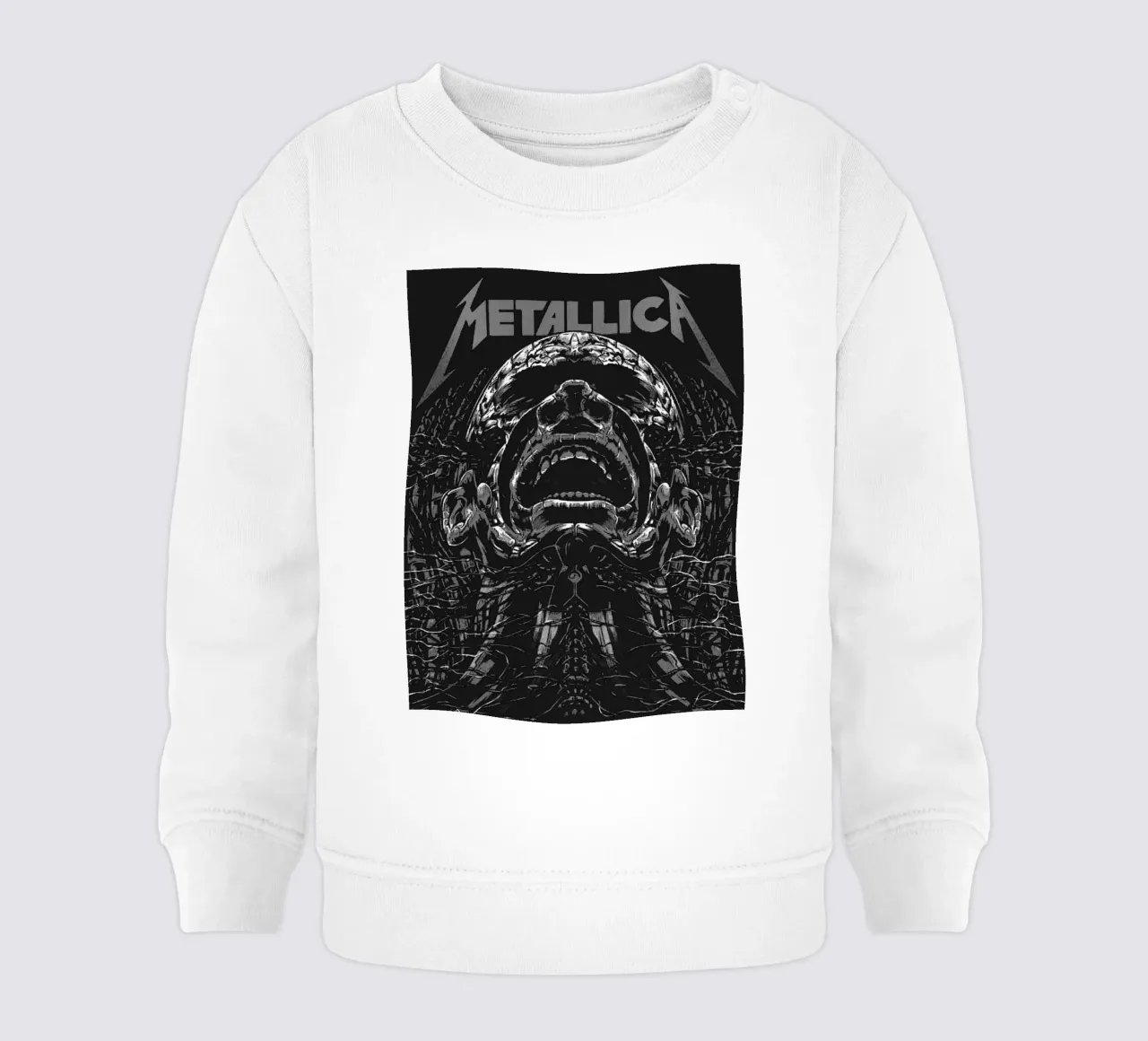 metallica band art baby sweatshirt by vanhesling