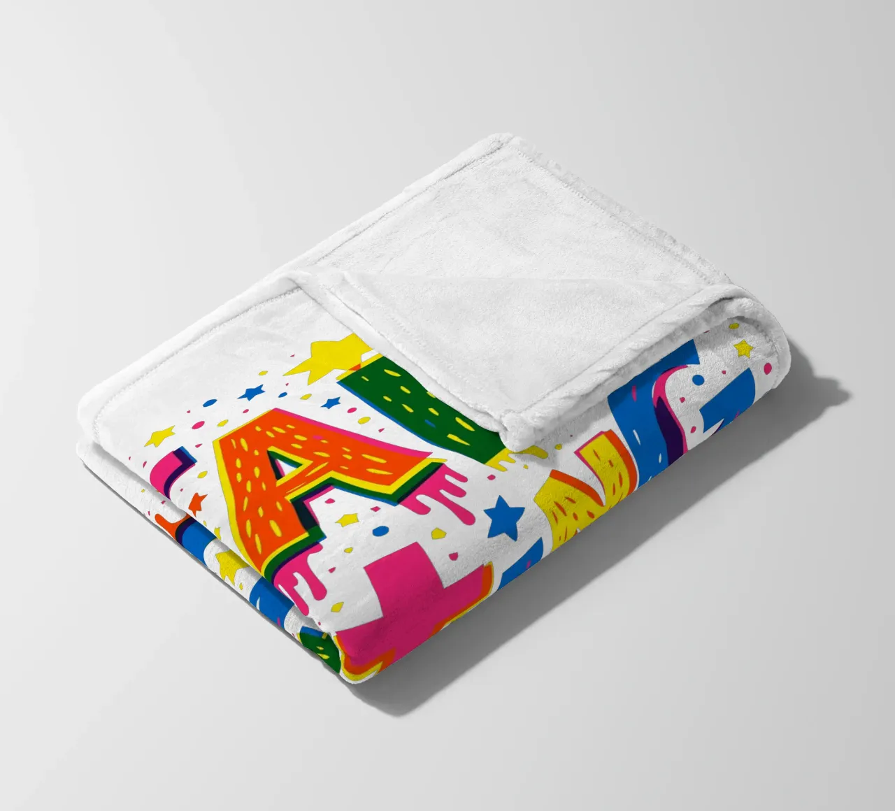 Start Creating Now Motivational  Quote Typographic Art coperta in pile da Signorino