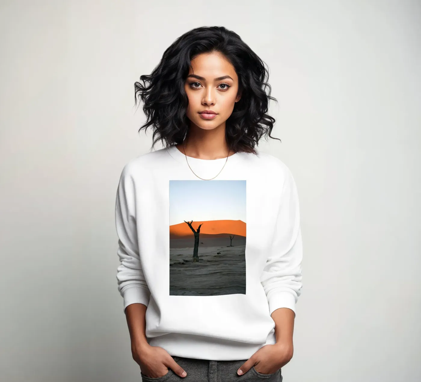 woestijnduin sweatshirt van Earthly Visions