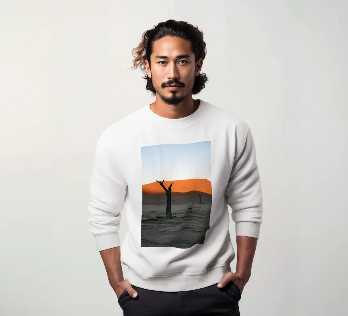 woestijnduin sweatshirt van Earthly Visions