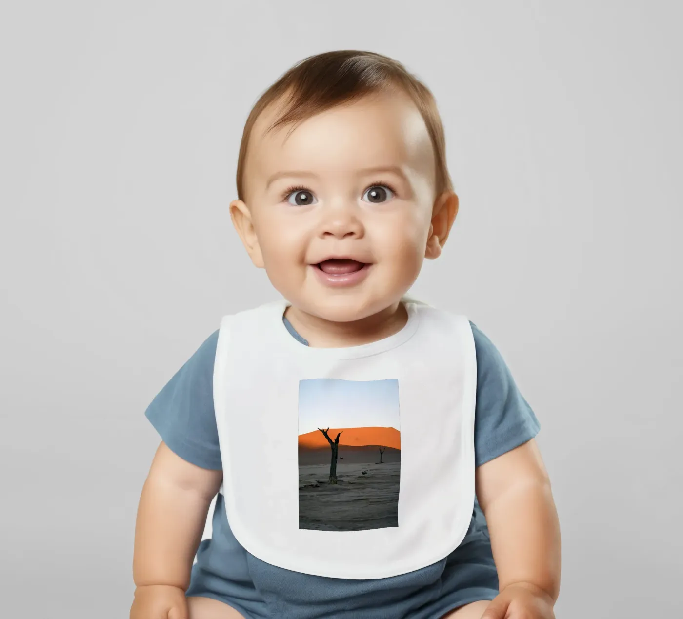 desert dune baby bib by Earthly Visions