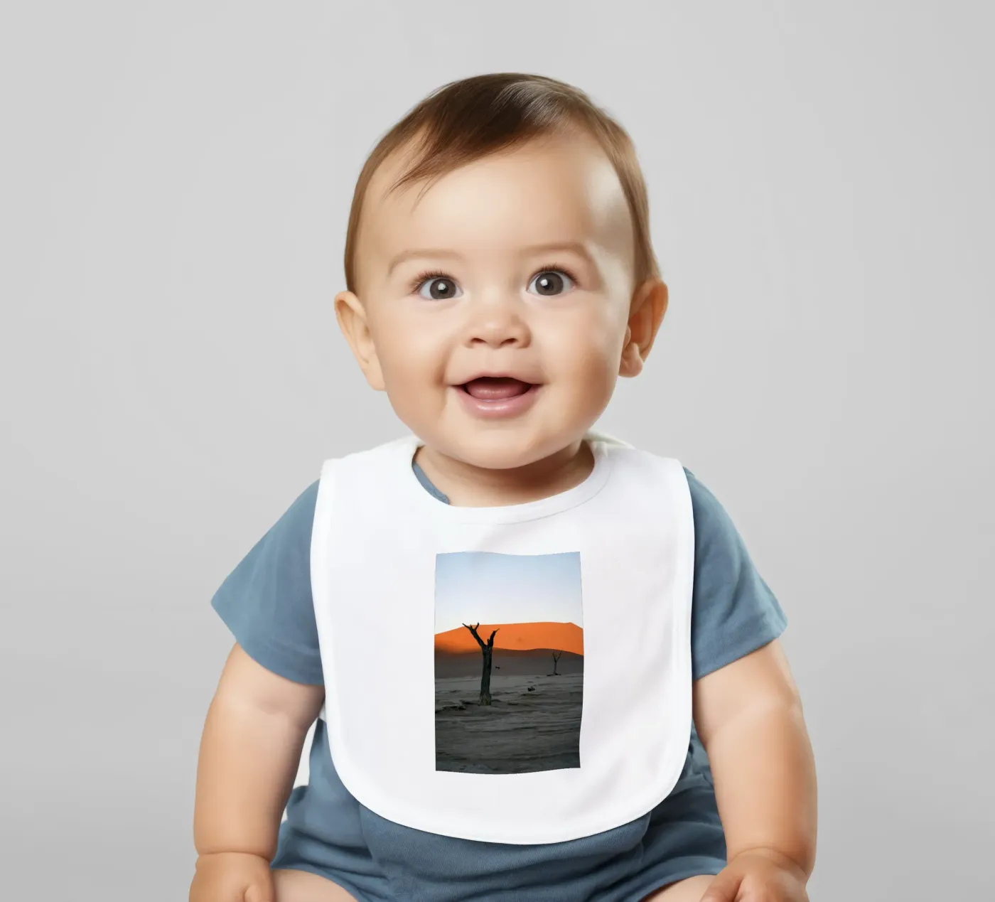 desert dune baby bib by Earthly Visions