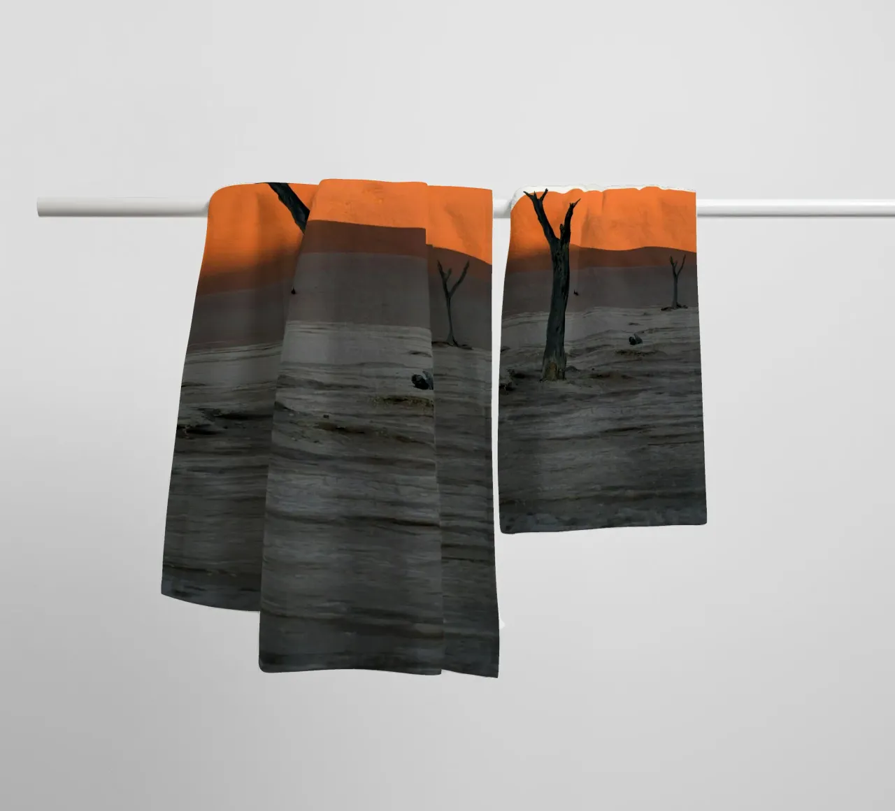 desert dune badhanddoek van Earthly Visions