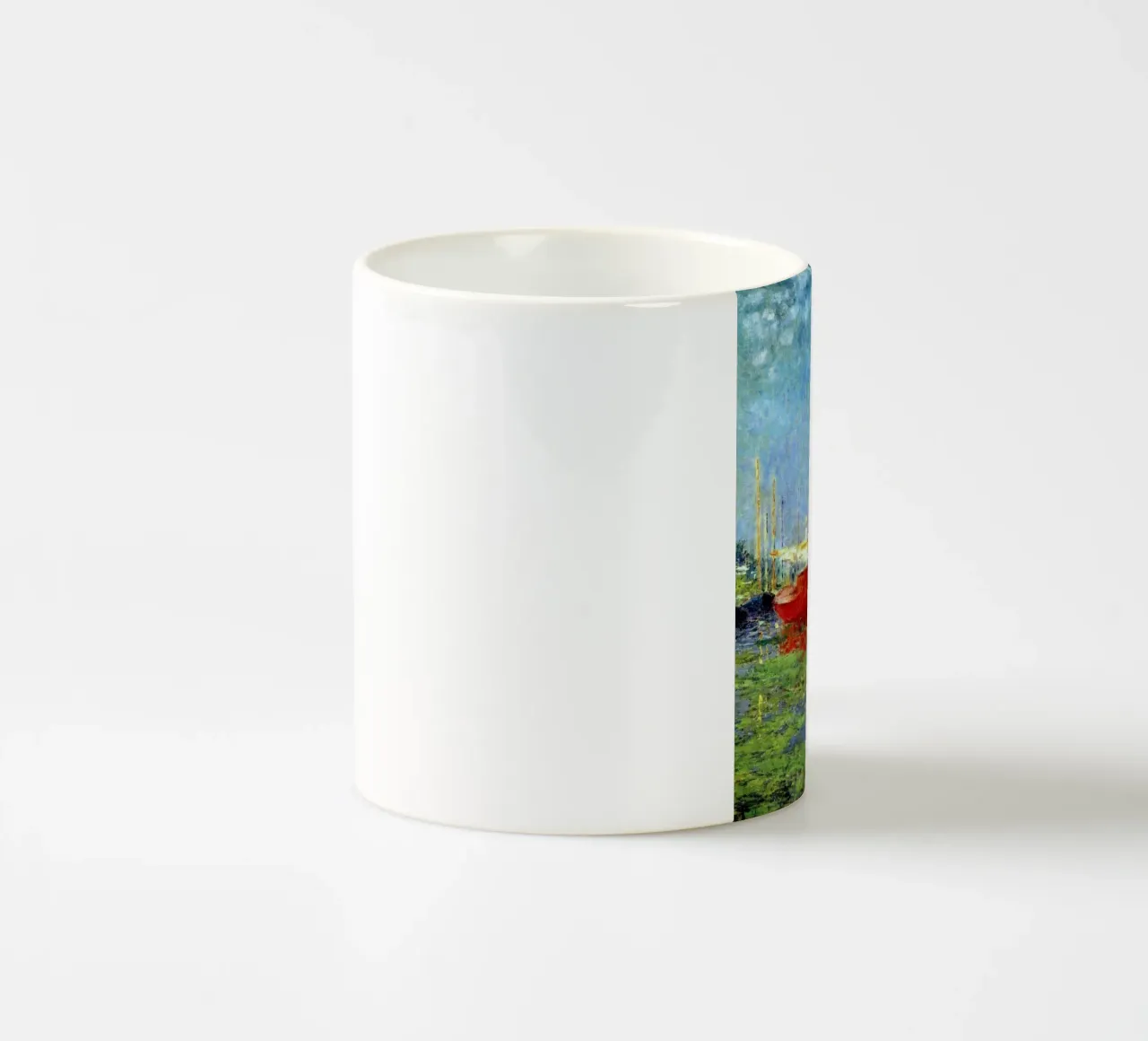 barca attraccata tazza in ceramica da SMG Store