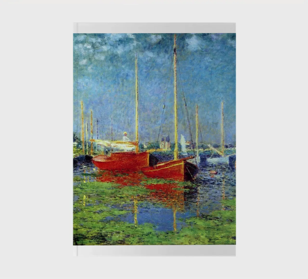 boat docked notebook by SMG Store