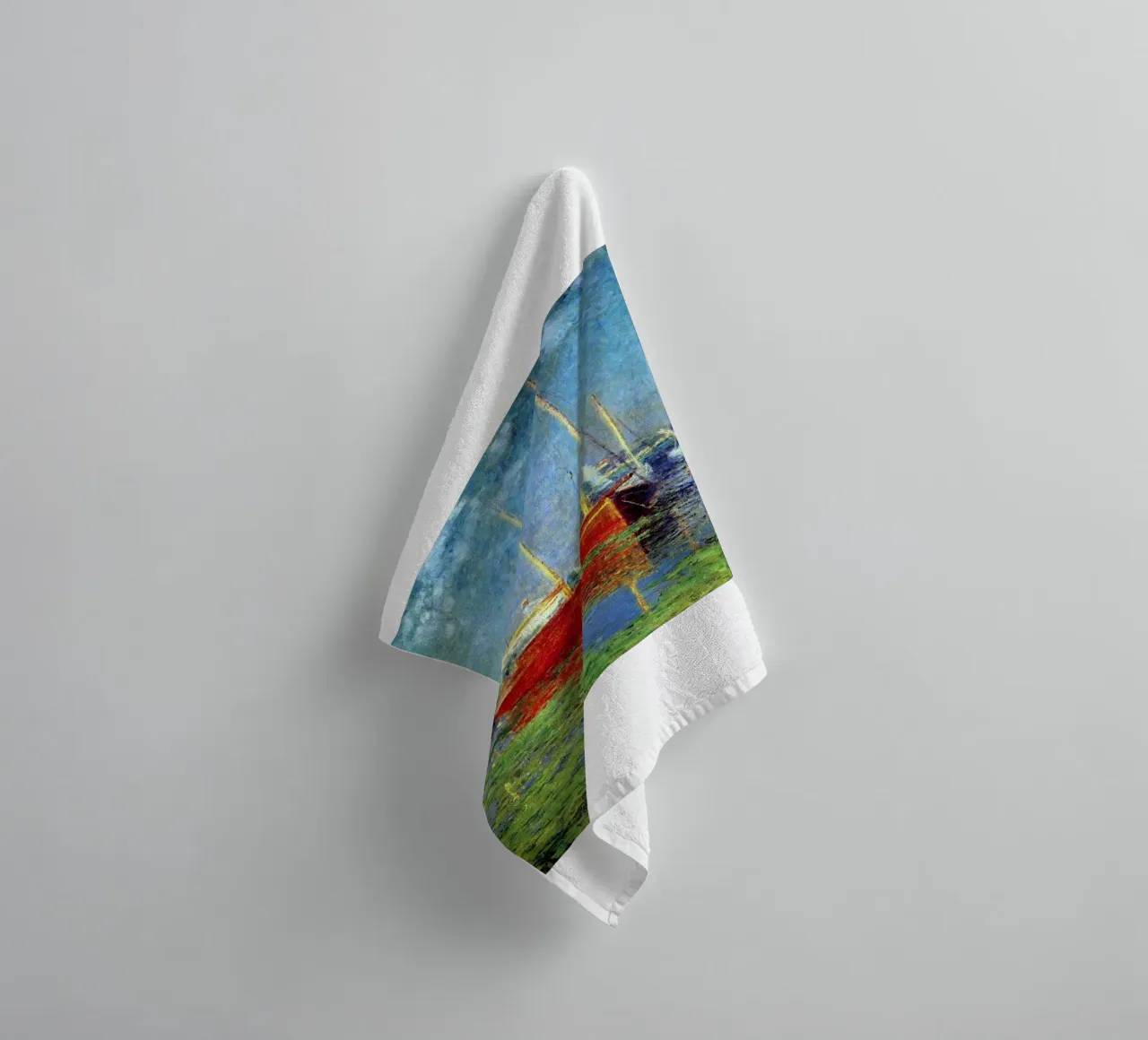 boot aangemeerd badhanddoek van SMG Store