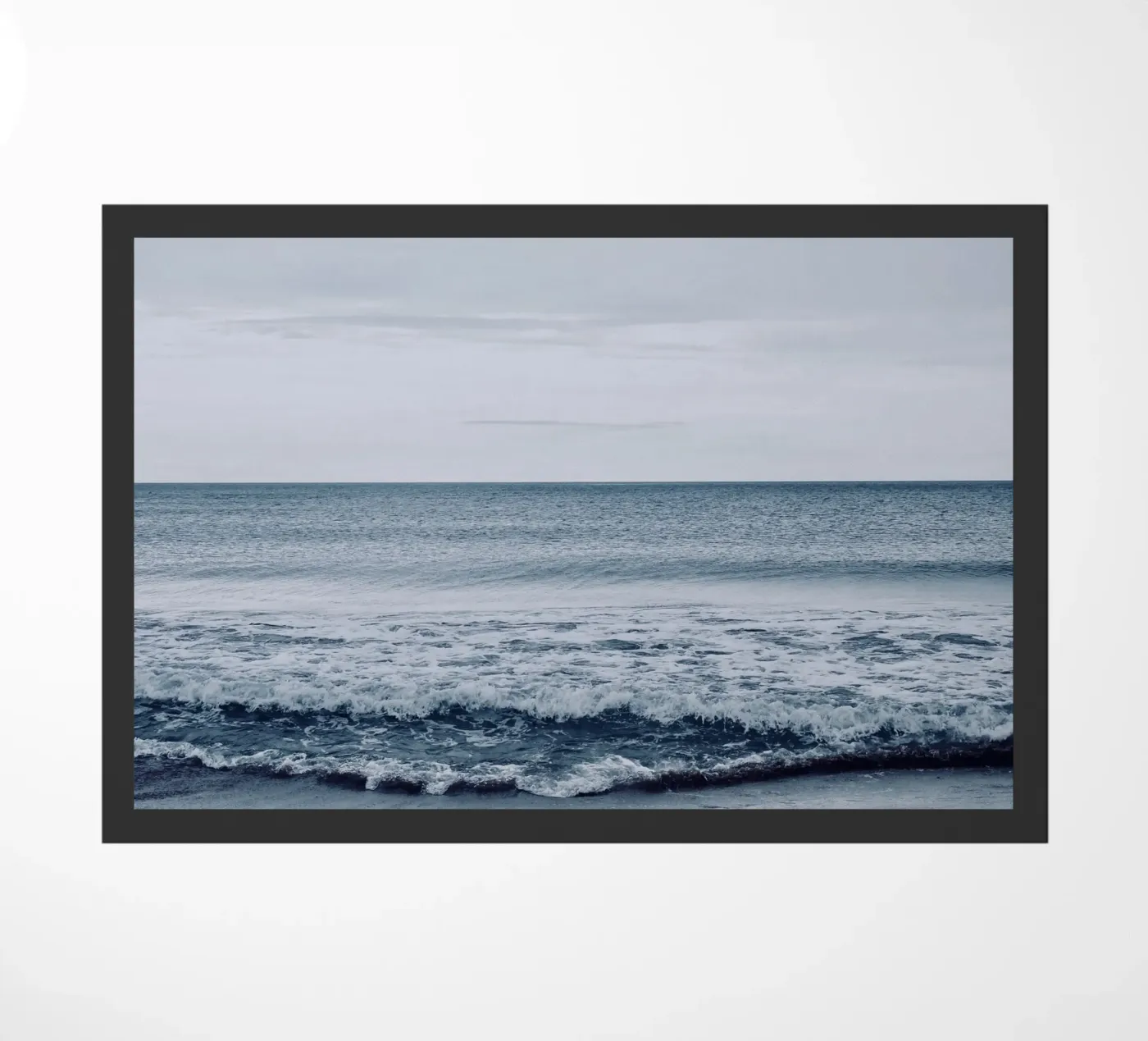 Thick Wave Ocean doormat by KISSA STUDIO