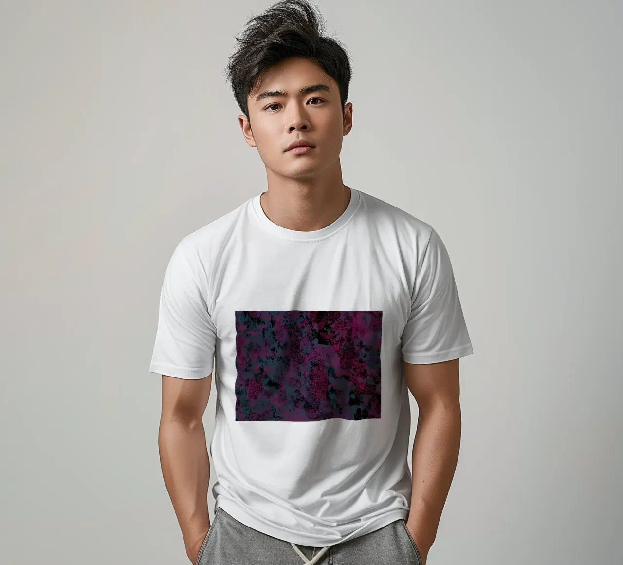 breath pink t-shirt by Giulio Iurissevich