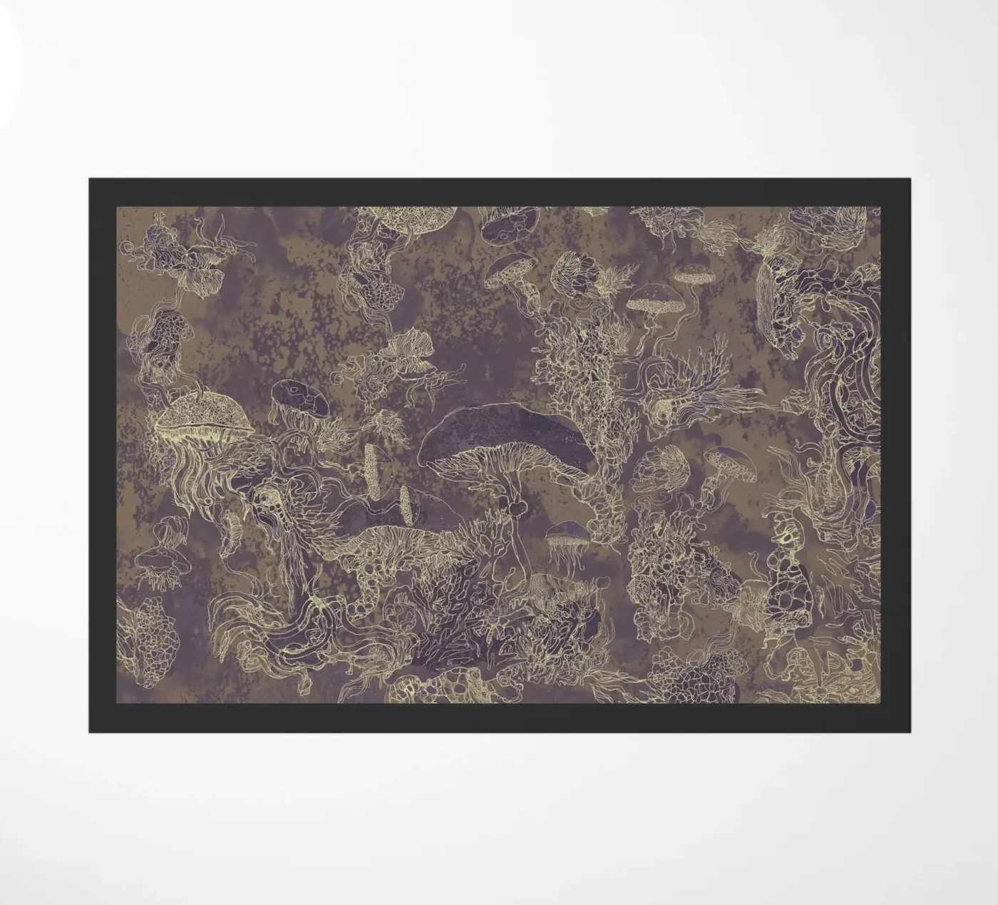 maroon Fußmatte von Giulio Iurissevich