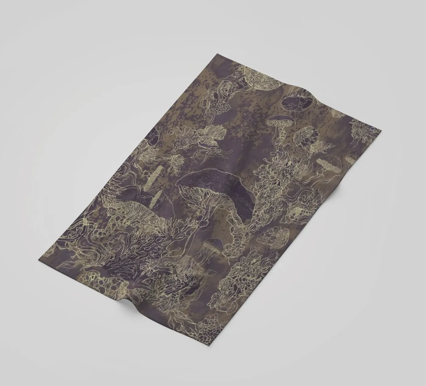 maroon beach towel by Giulio Iurissevich