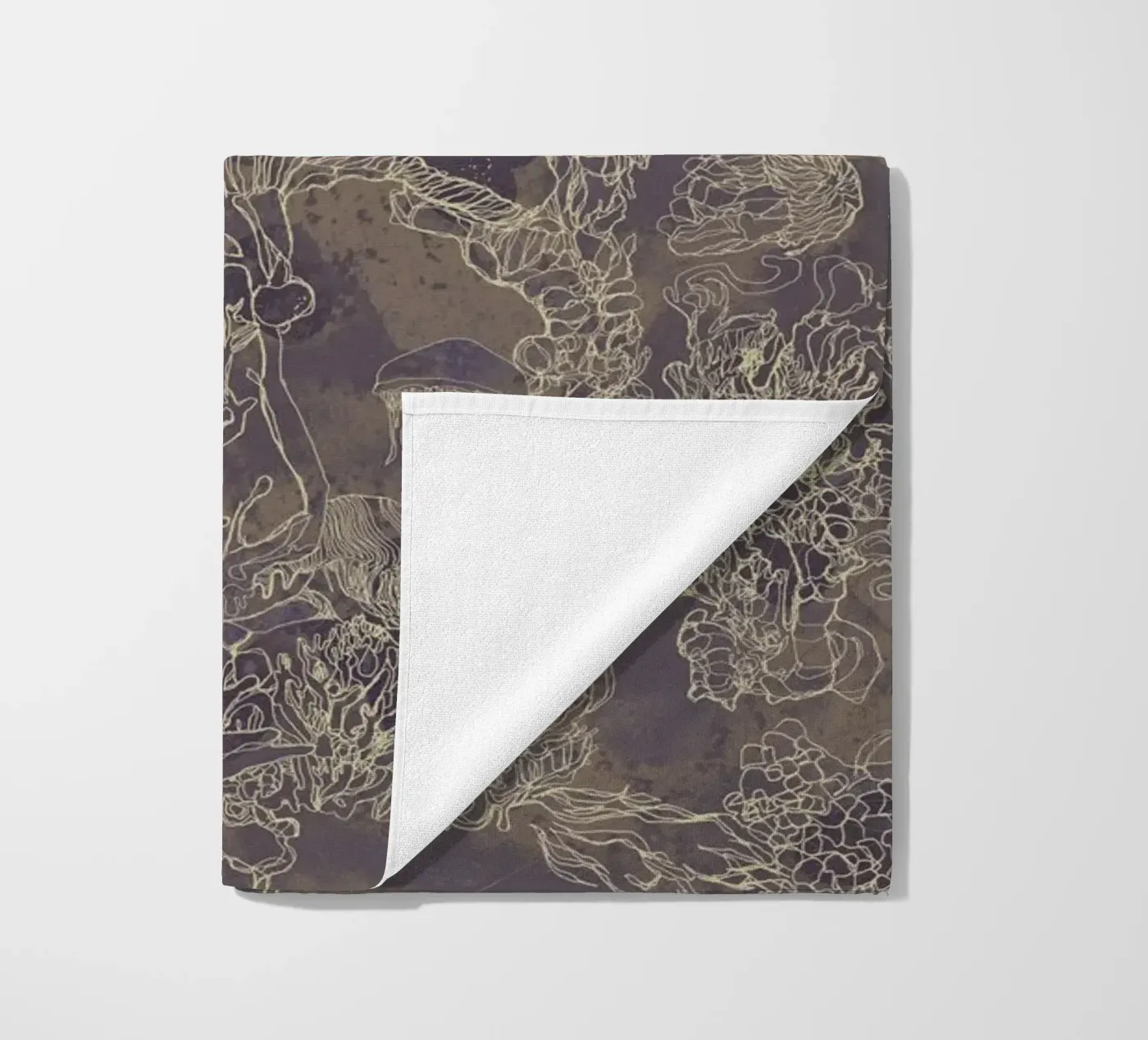 maroon beach towel by Giulio Iurissevich