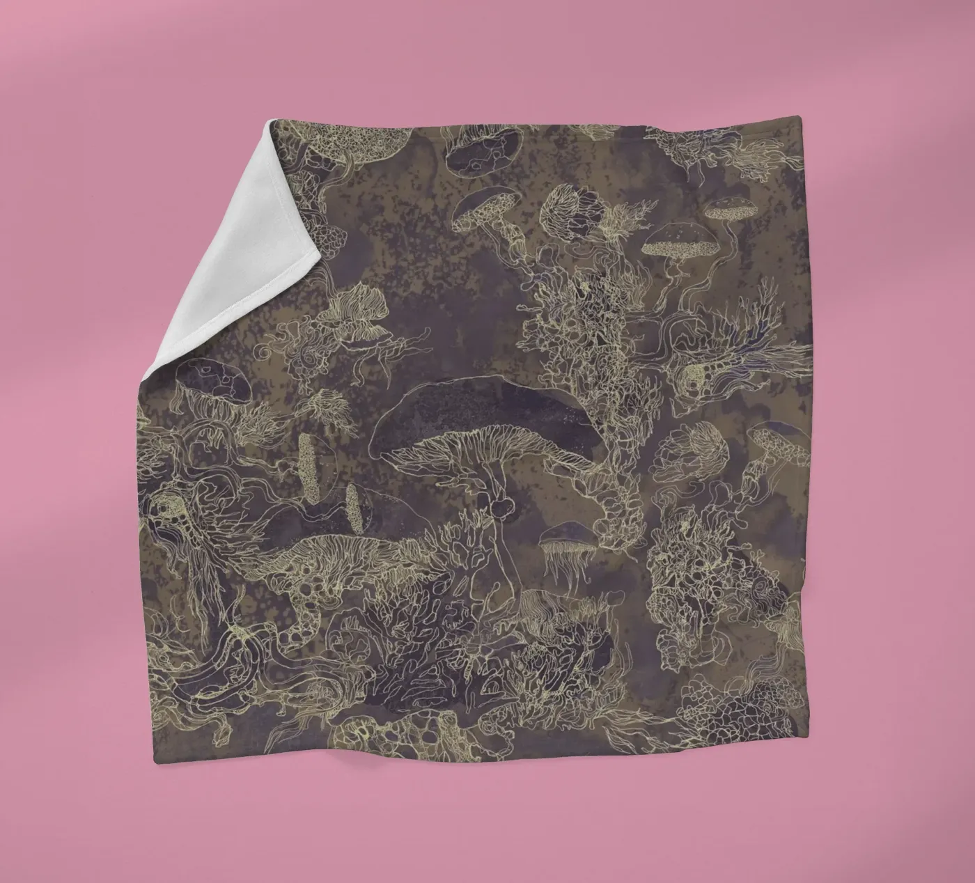 maroon Fleecedecke von Giulio Iurissevich
