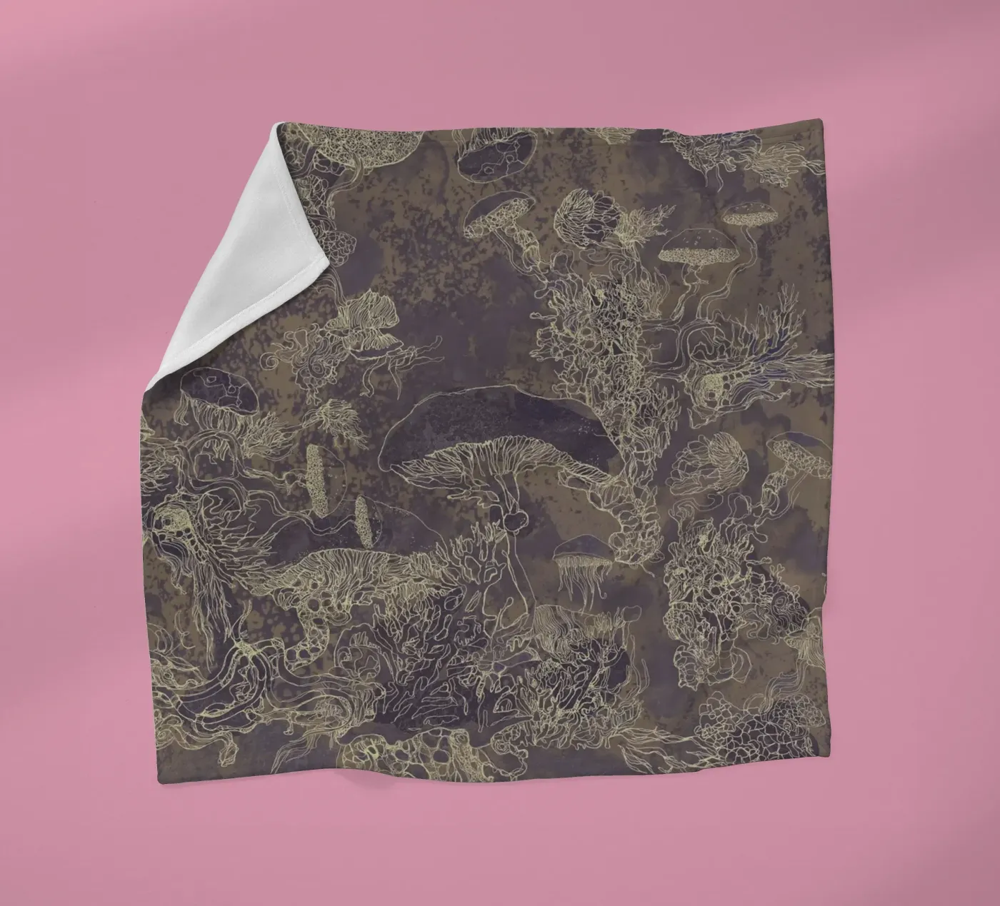 maroon fleecedeken van Giulio Iurissevich