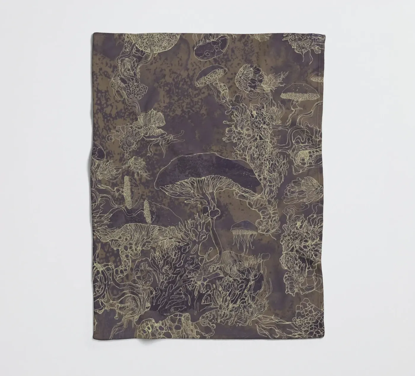 maroon fleecedeken van Giulio Iurissevich