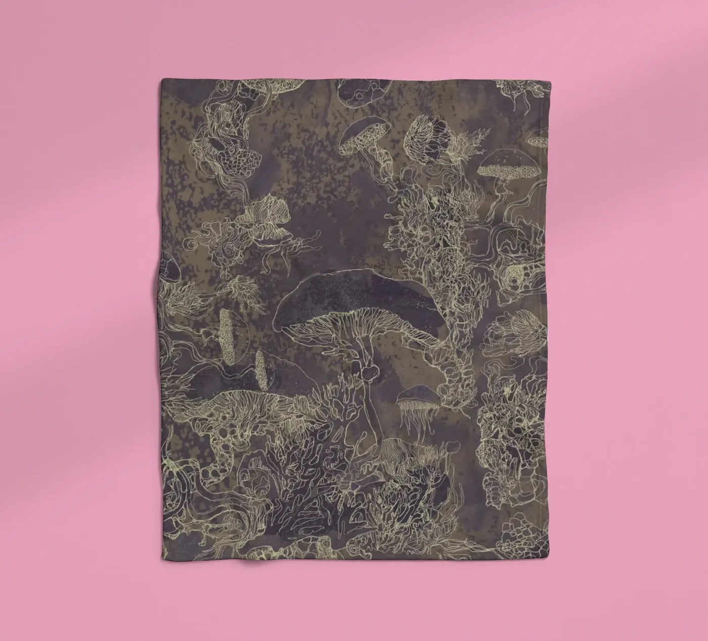 maroon fleecedeken van Giulio Iurissevich