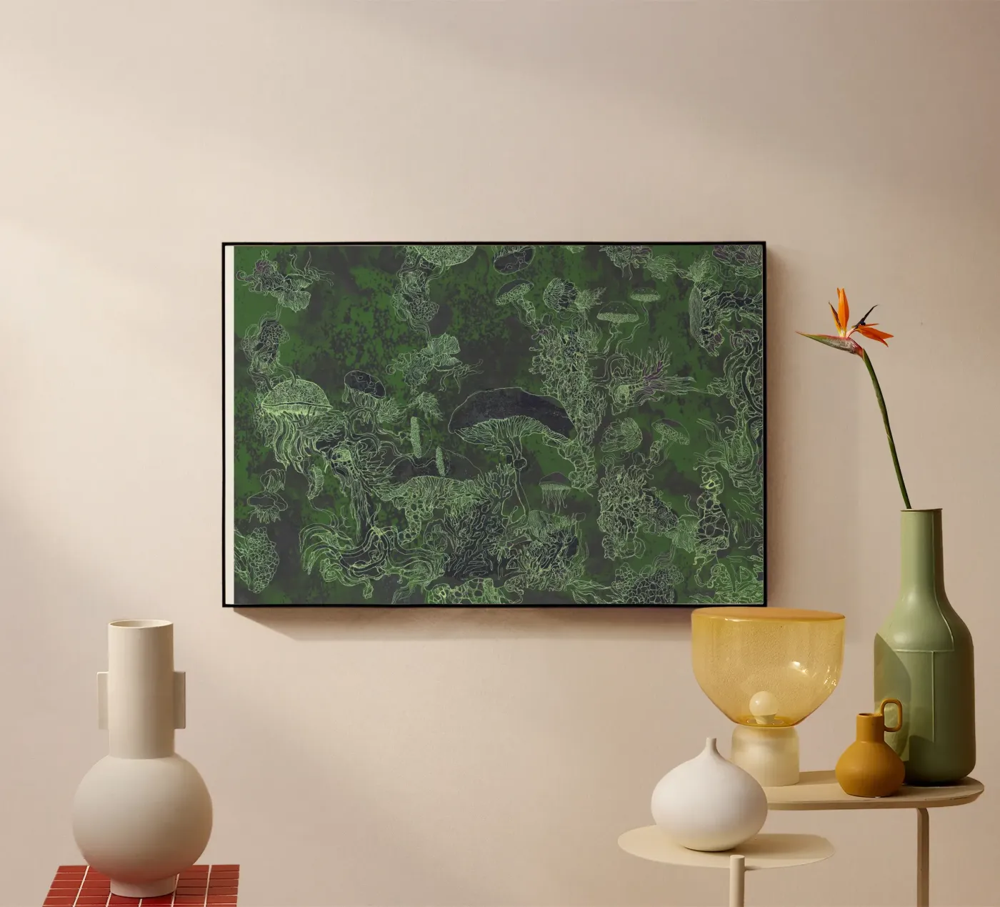 green mush plexiglass da Giulio Iurissevich