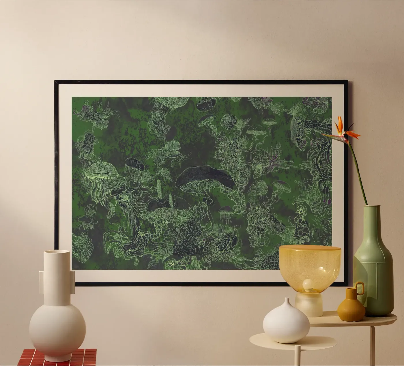 green mush poster da Giulio Iurissevich