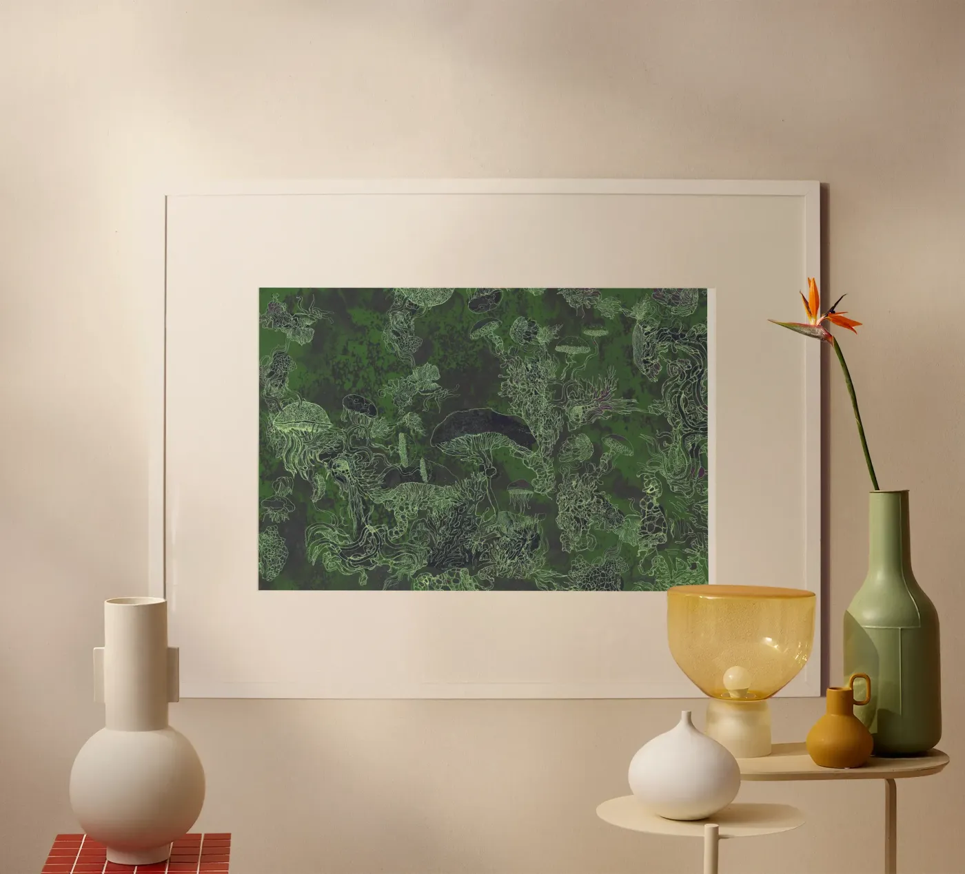 green mush poster da Giulio Iurissevich