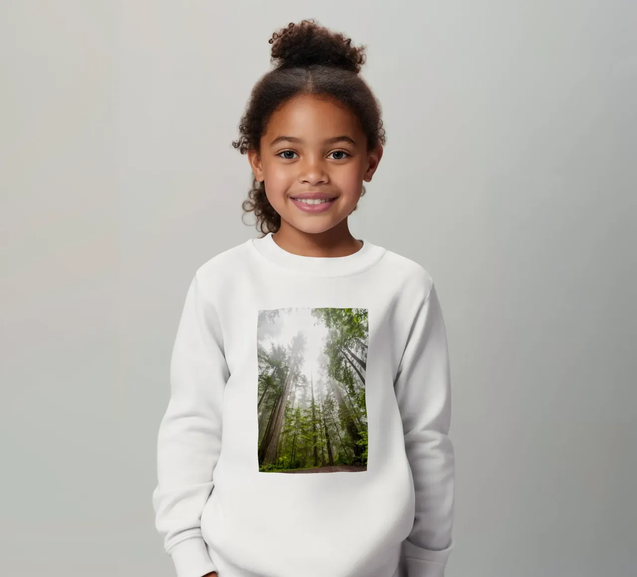 foresta di alberi ad alto fusto felpa bambino da Earthly Visions