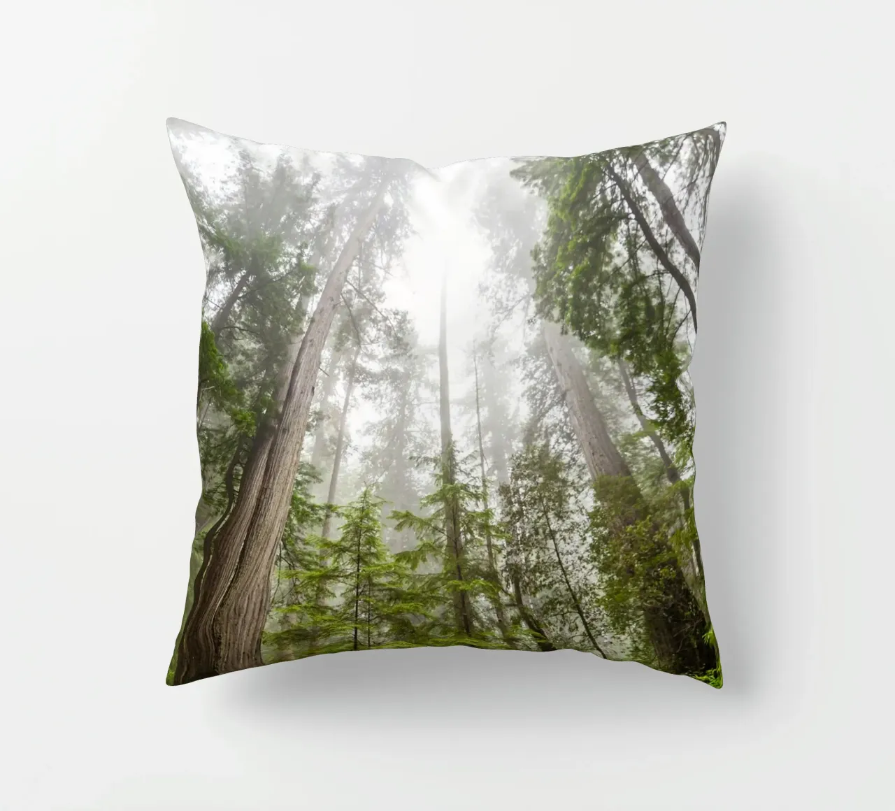 foresta di alberi ad alto fusto cuscino da Earthly Visions