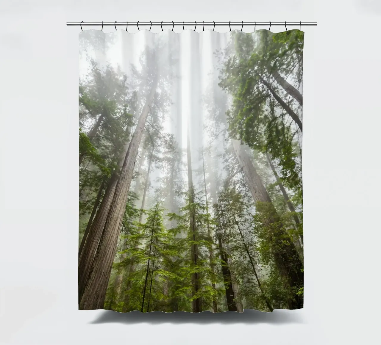 foresta di alberi ad alto fusto tenda da doccia da Earthly Visions