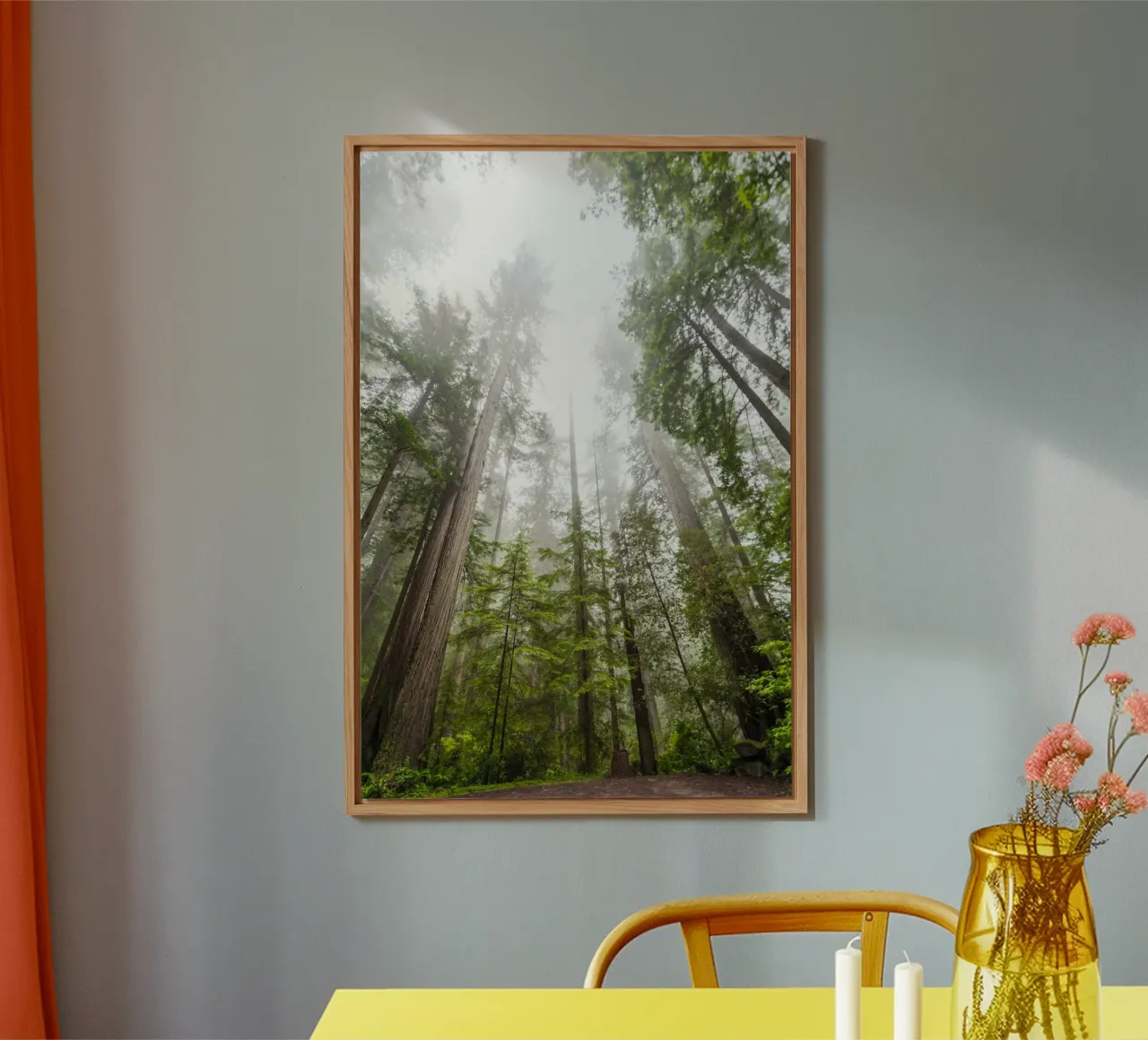 foresta di alberi ad alto fusto alluminio dibond da Earthly Visions