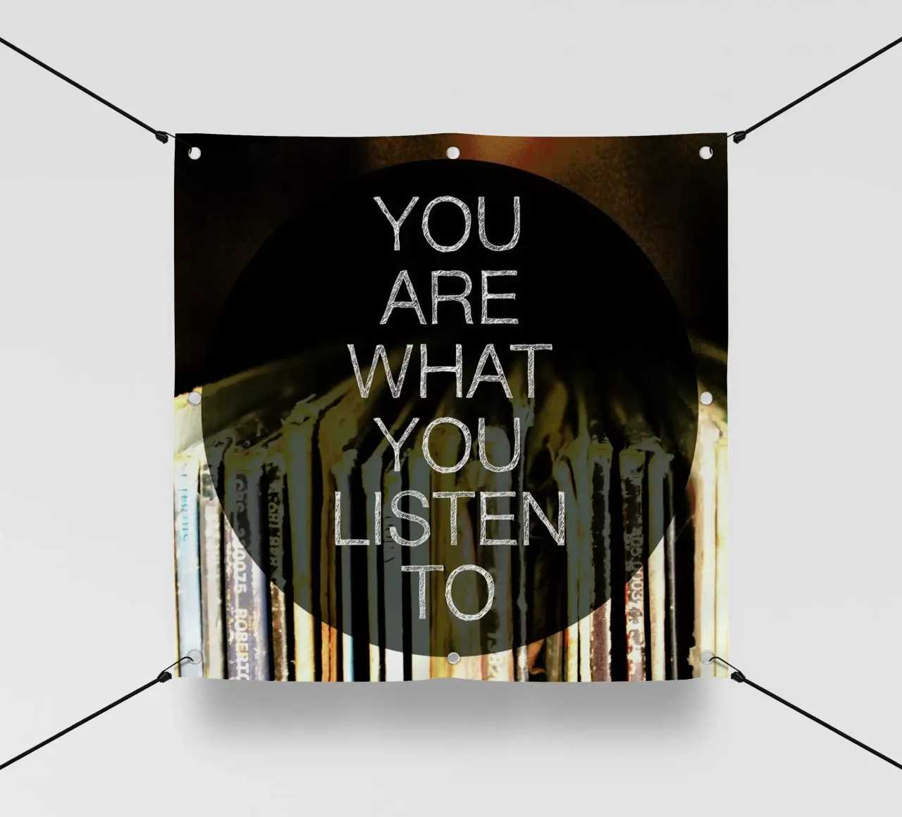 You Are What You Listen To telo in pvc da Galaxy Eyes