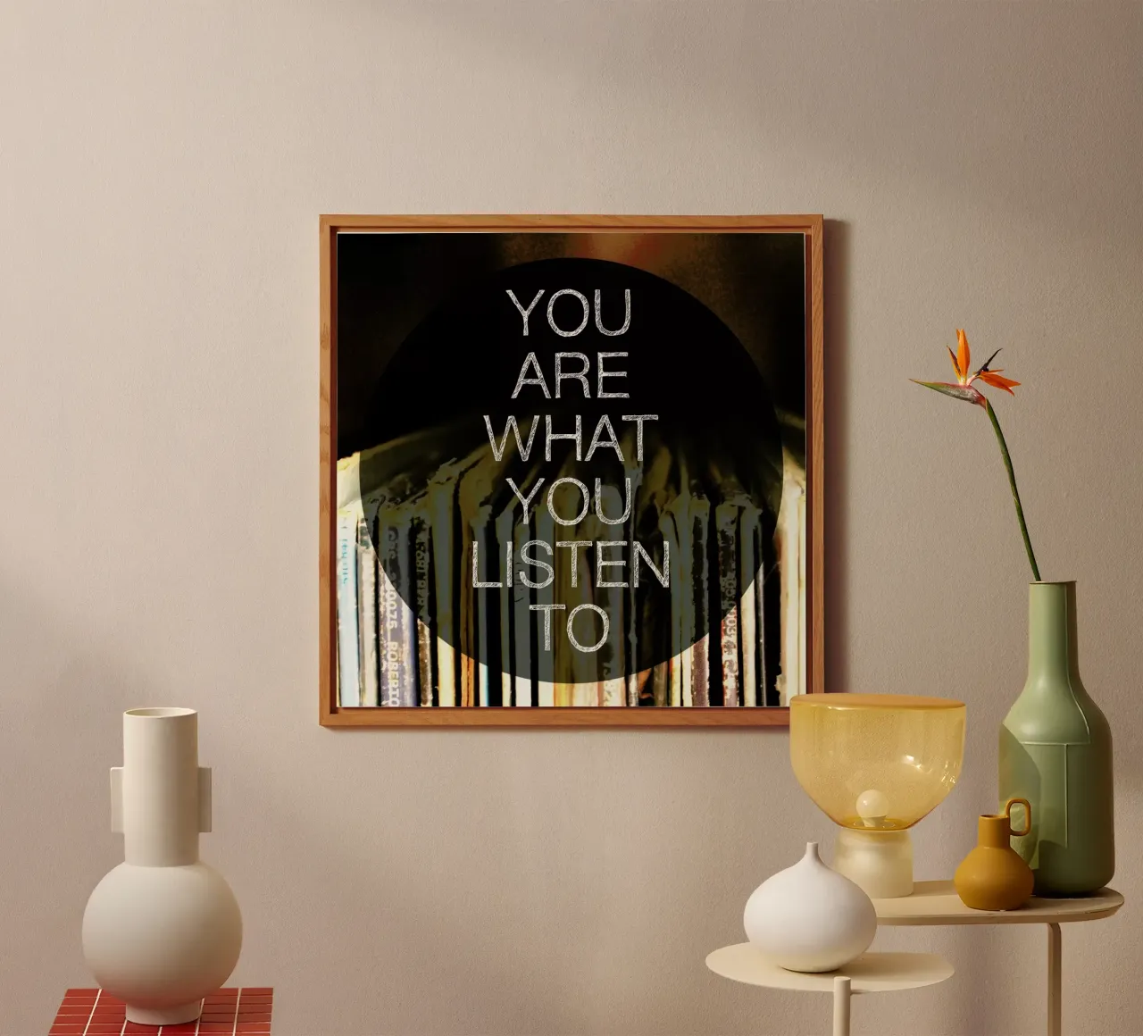 You Are What You Listen To alluminio dibond da Galaxy Eyes