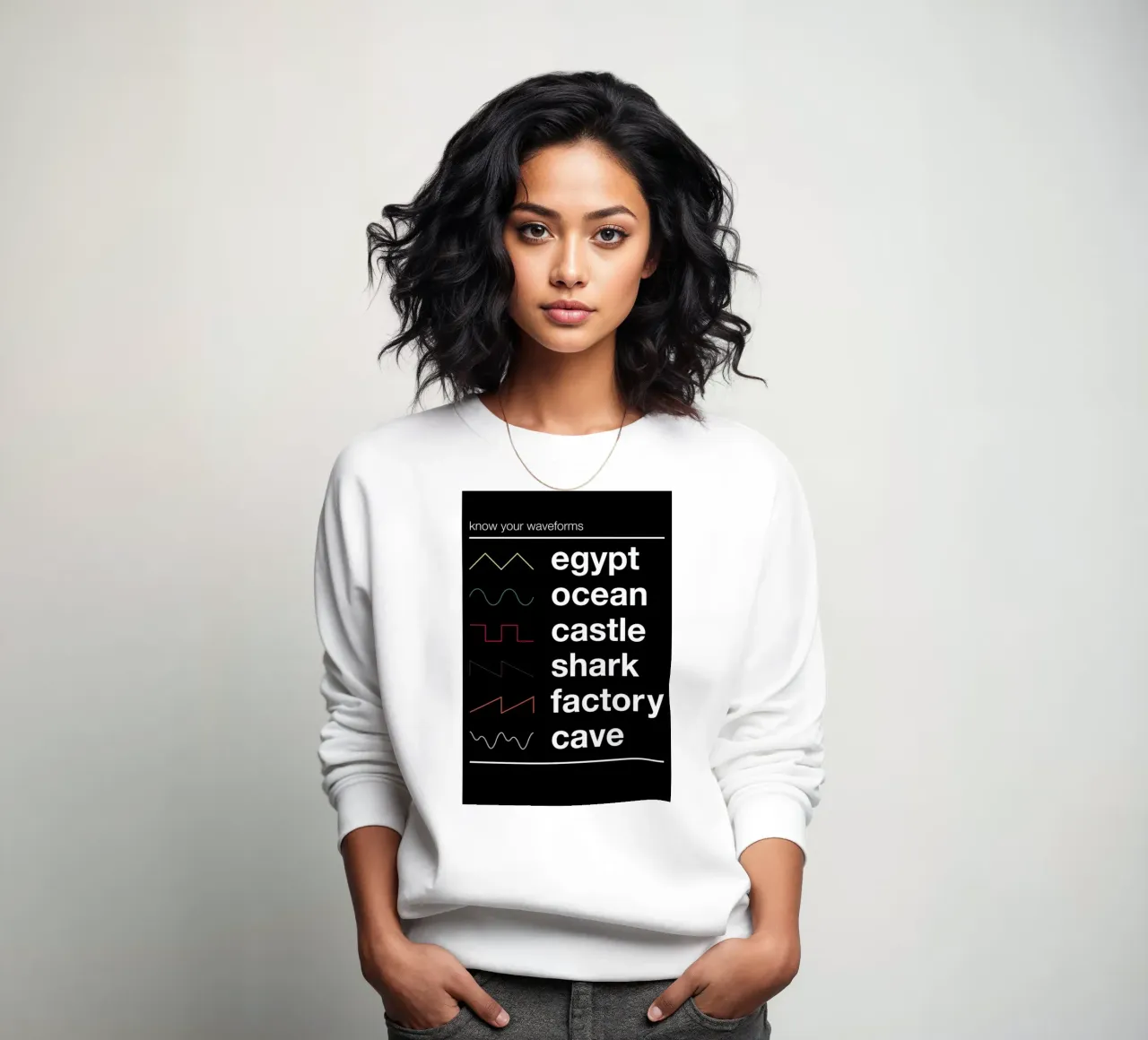 Know Your Waveforms Sweatshirt von Florent Bodart