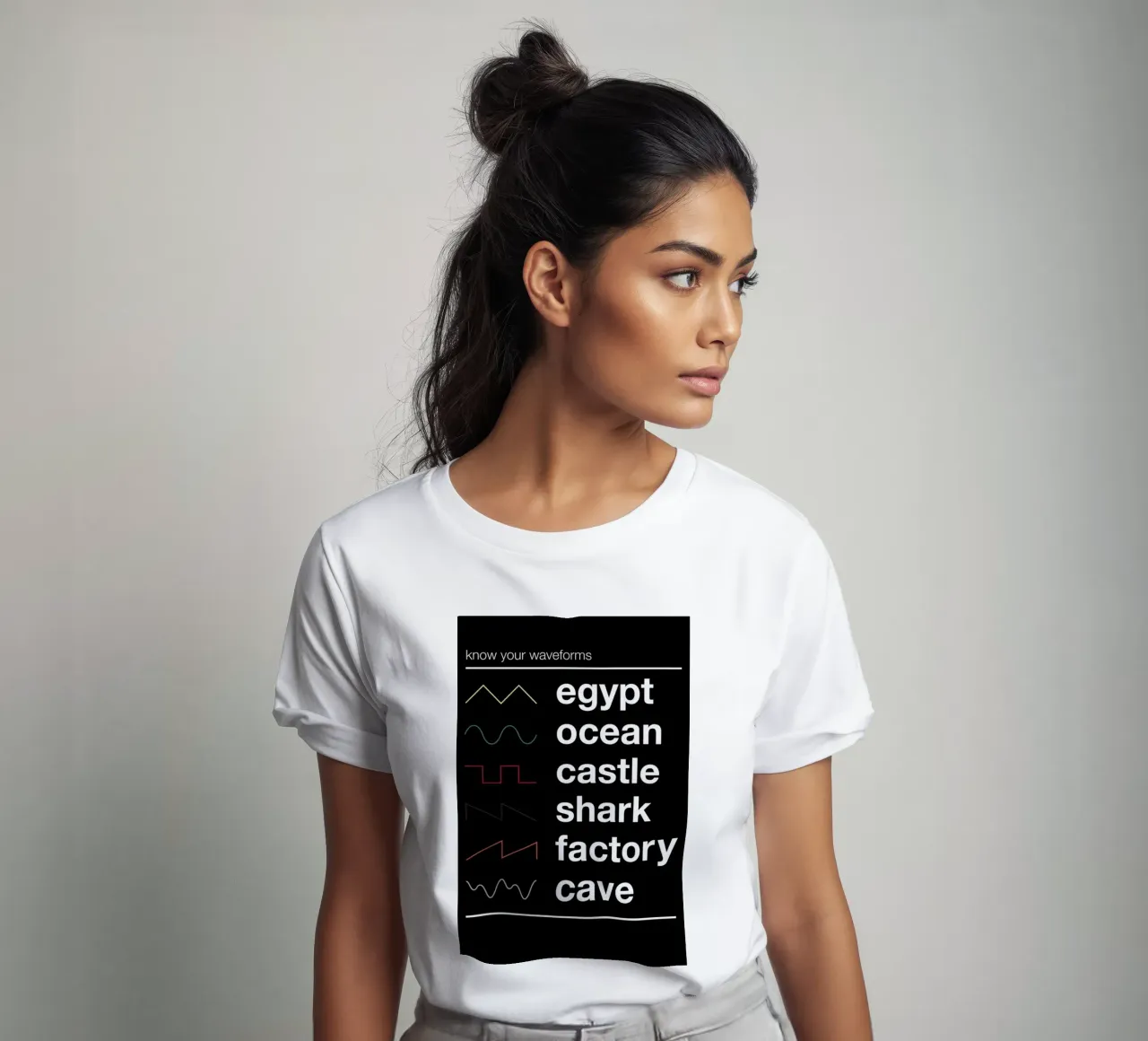 Know Your Waveforms camiseta de Florent Bodart