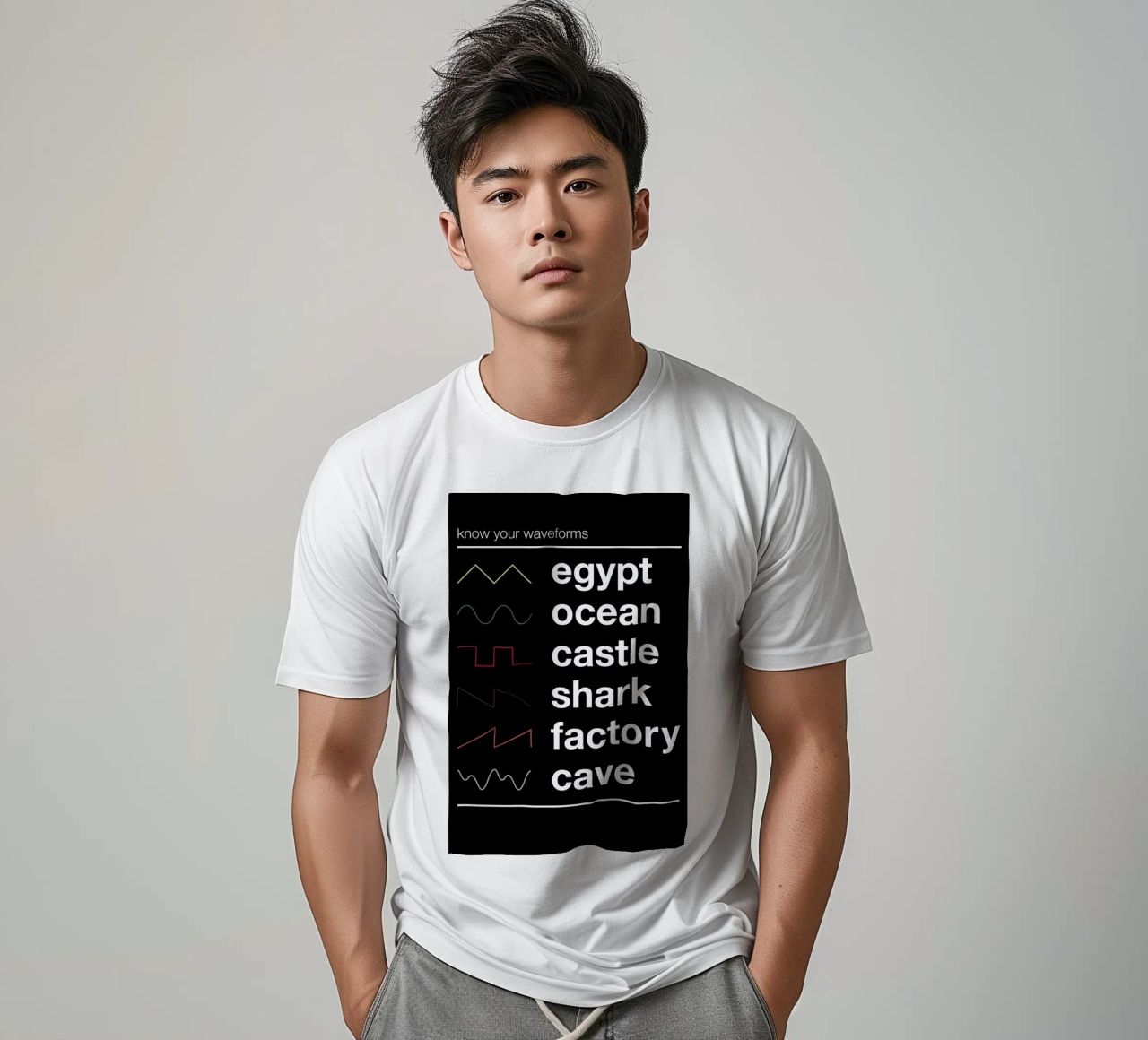 Know Your Waveforms t-shirt da Florent Bodart
