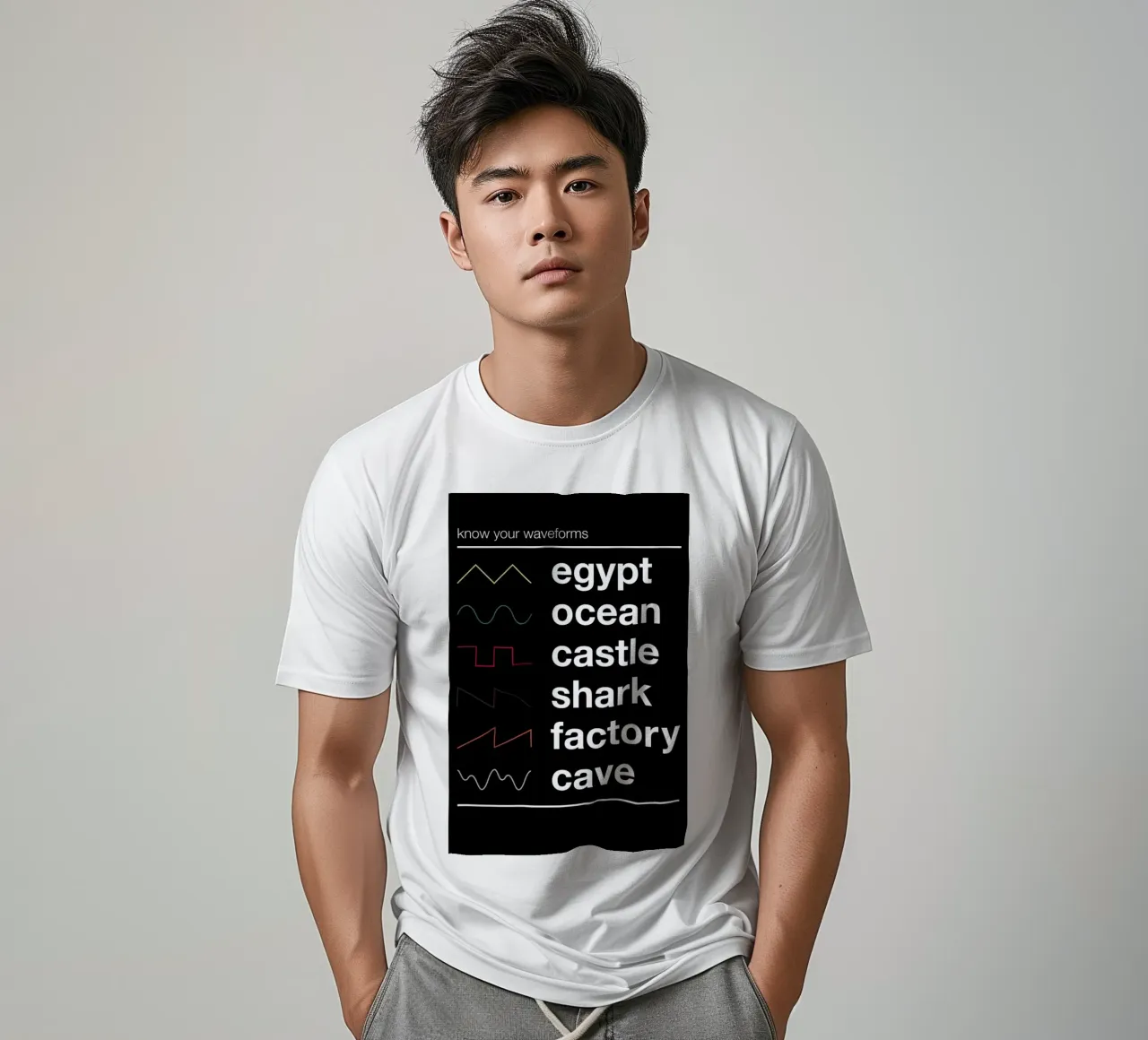 Know Your Waveforms t-shirt de Florent Bodart