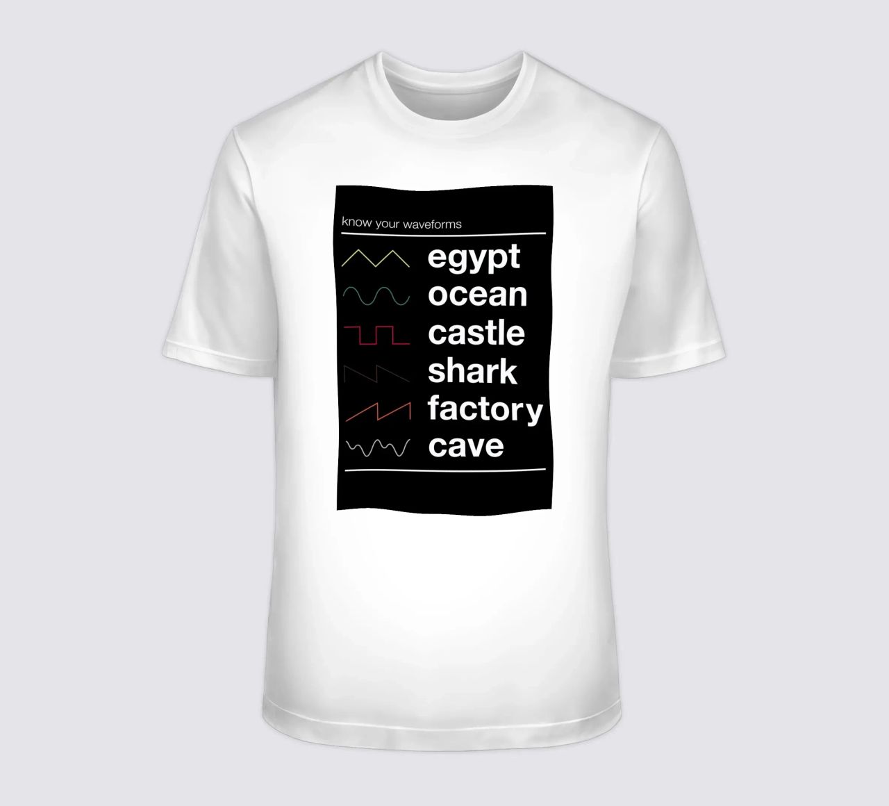 Know Your Waveforms t-shirt da Florent Bodart