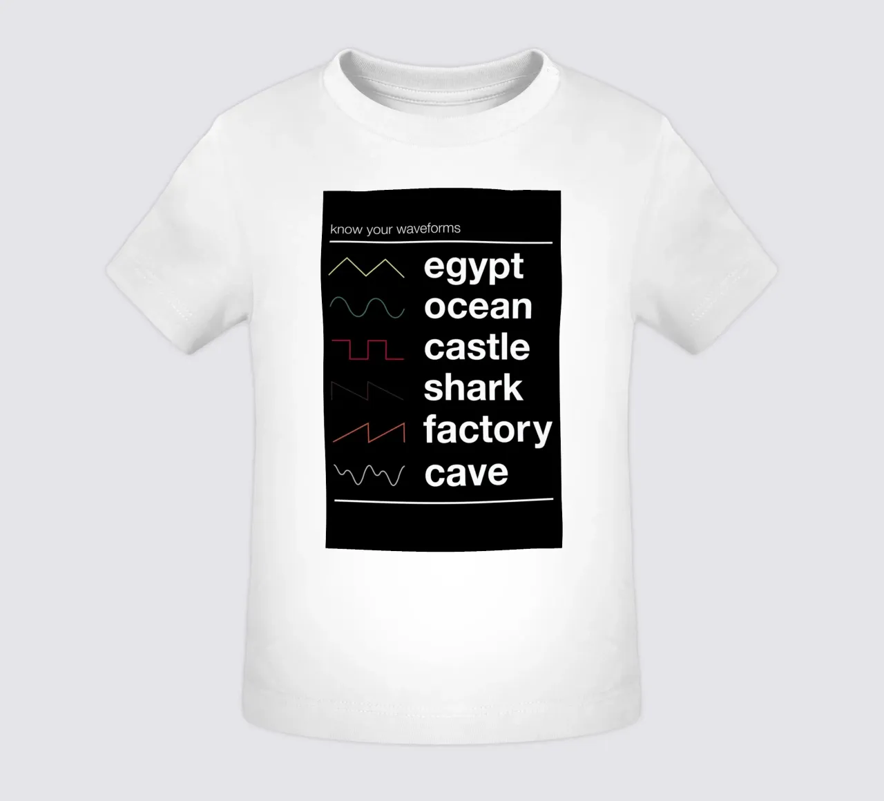 Know Your Waveforms Baby T-Shirt von Florent Bodart