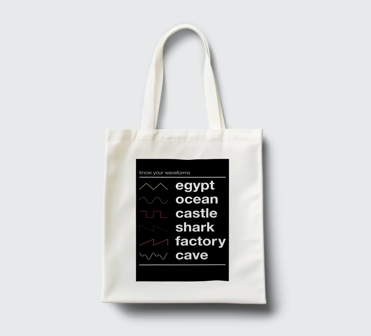 Know Your Waveforms tote bag de Florent Bodart